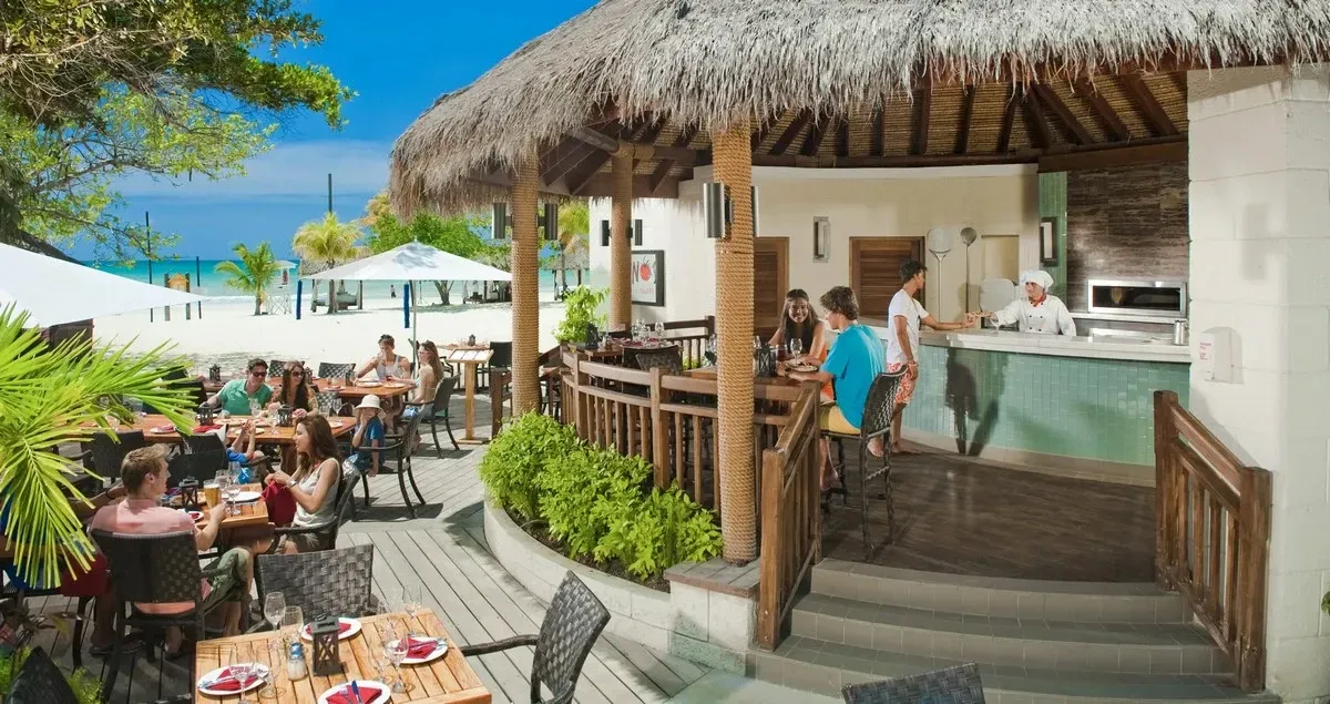 Restaurant at the beach